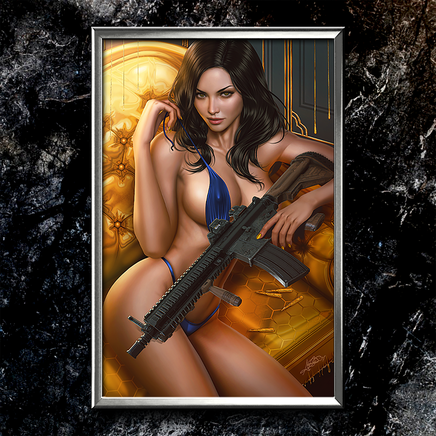 Gun Honey: Collision Course #1 Semi-Gloss Art Print