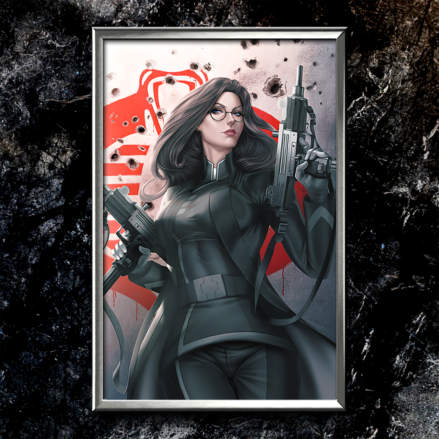 G.I.JOE #7 Baroness Semi-Gloss Art Print