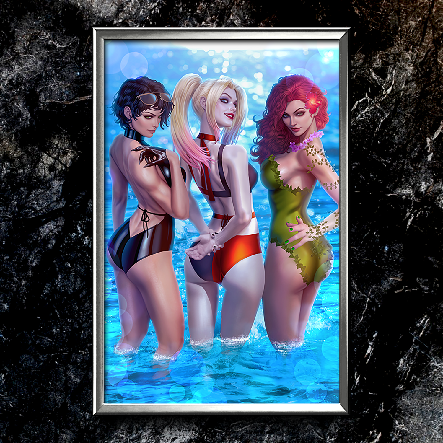 G'Norts Swimsuit Edition #1 "DC Sirens" Semi-Gloss Art Print