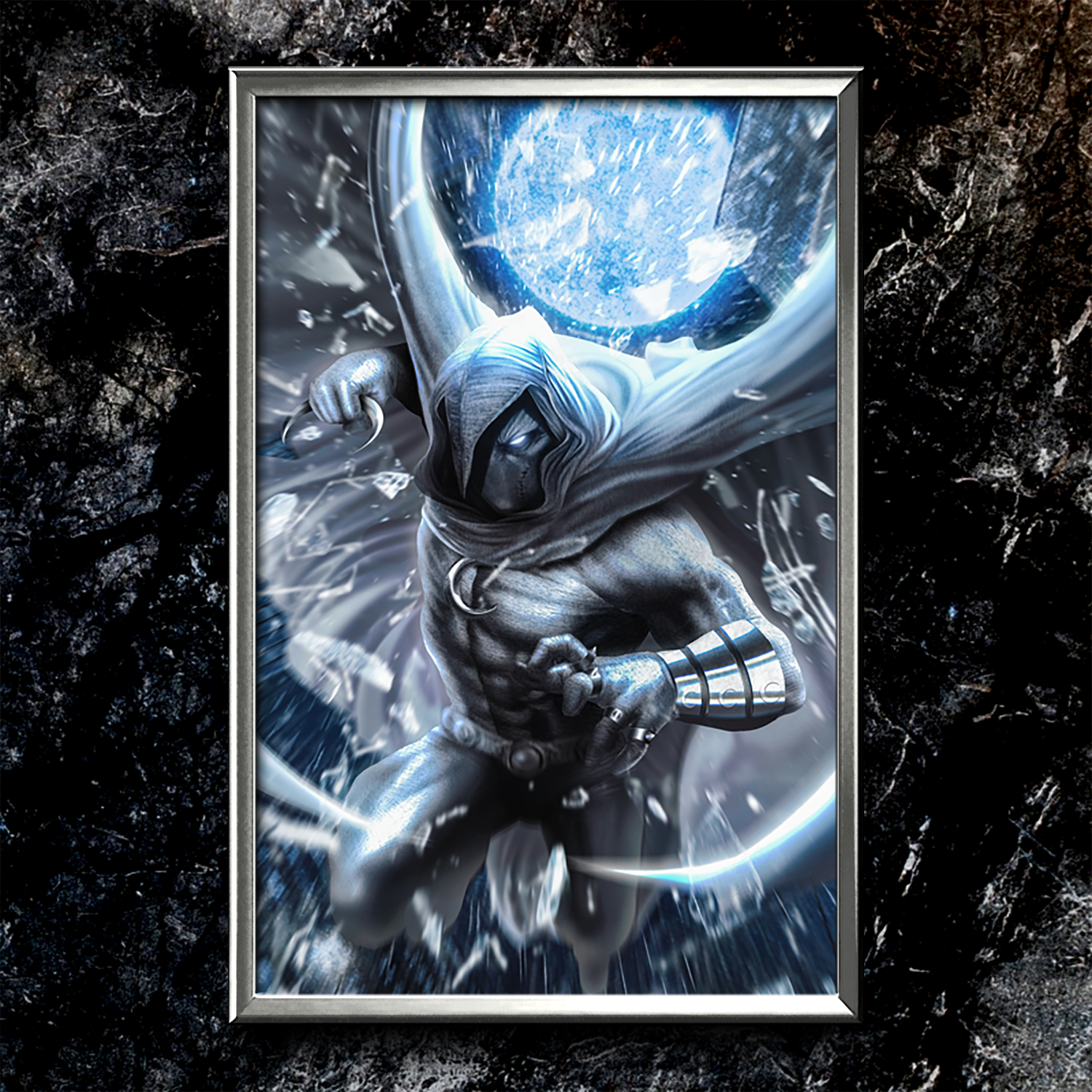 Moon Knight "Moon Light" Semi-Gloss Art Print