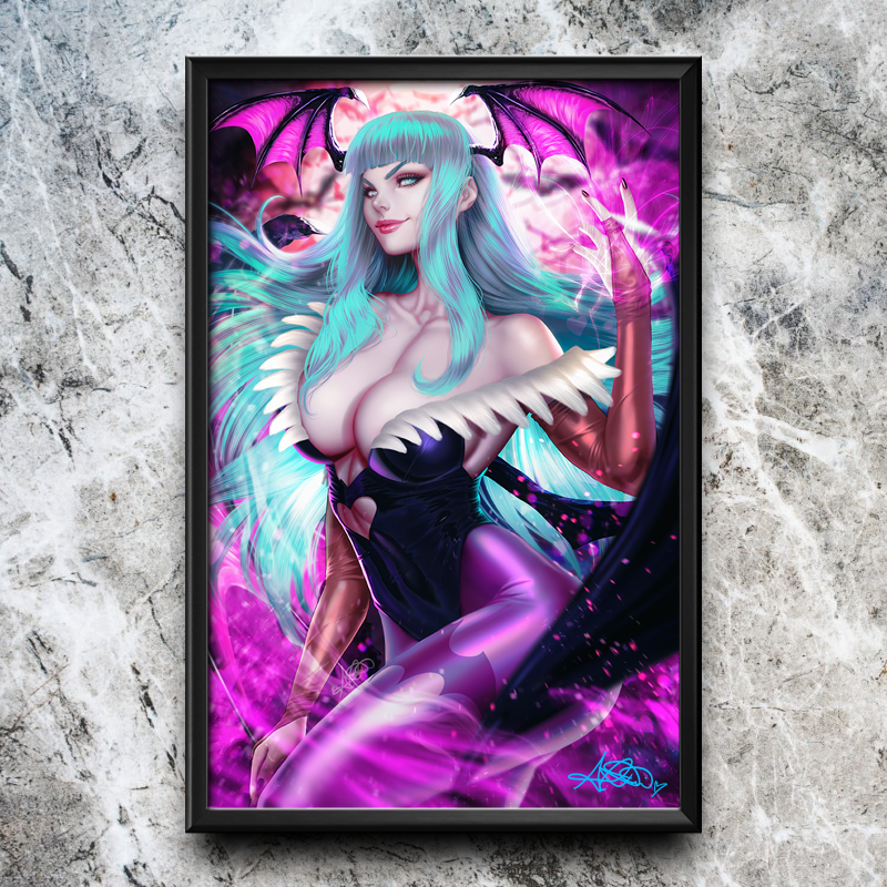 Darkstalkers Morrigan (2023 Udon) #1 Semi-Gloss Art Print