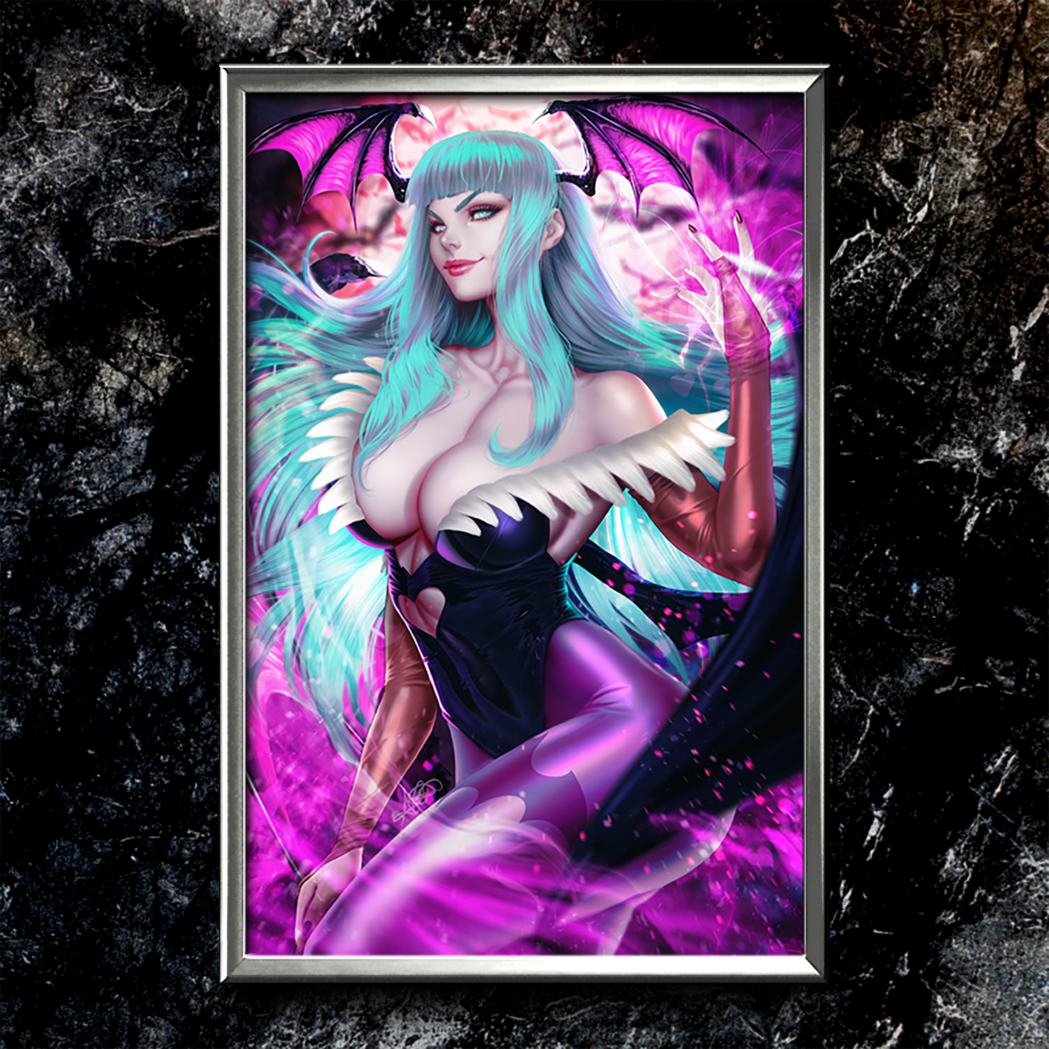 Darkstalkers Morrigan (2023 Udon) #1 Semi-Gloss Art Print