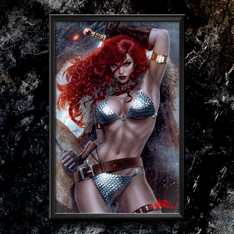Red Sonja #11 Semi-Gloss Art Print