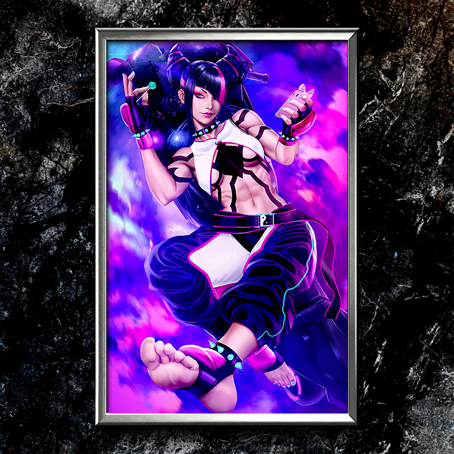 Street Fighter: Game Gals #1 (Juri) Semi-Gloss Art Print