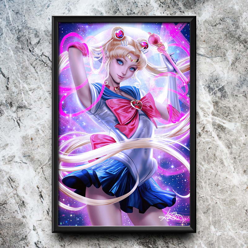 Sailor Moon "Lunar Guardian" Semi-Gloss Art Print