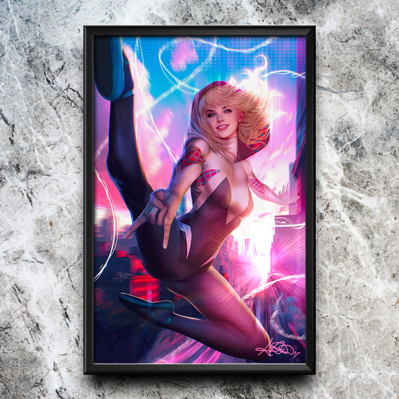 Spider-Gwen: Shadow Clones #1 Semi-Gloss Art Print