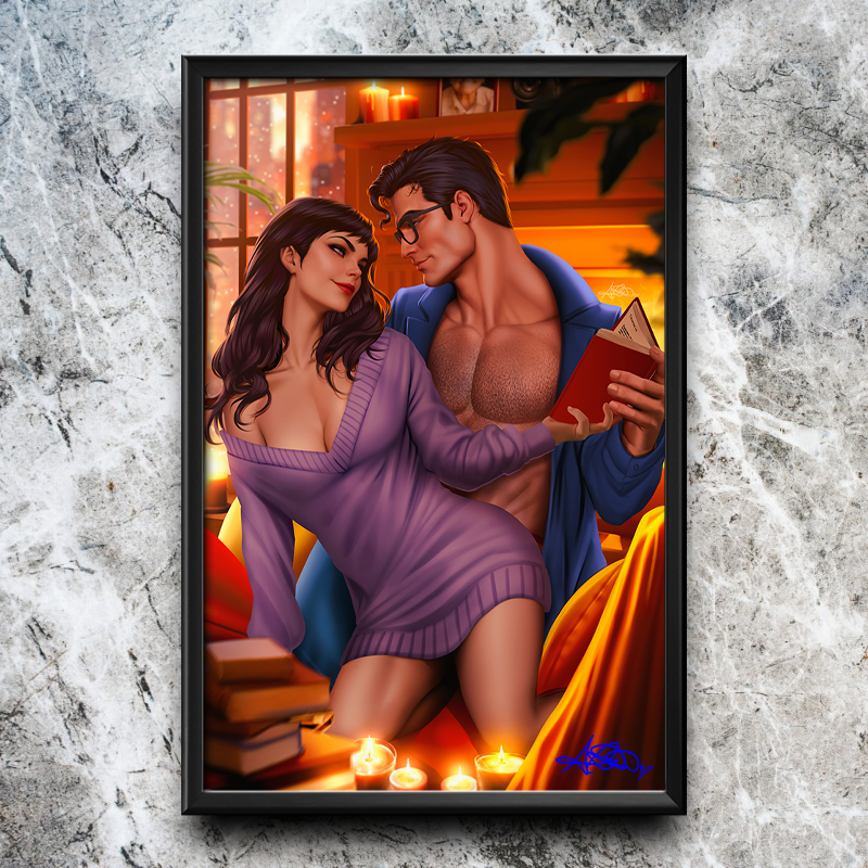 Super-Man #11 "Winter Warmth" Semi-Gloss Art Print
