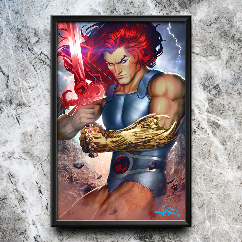 Thundercats #1 (Lion-O) Semi-Gloss Art Print