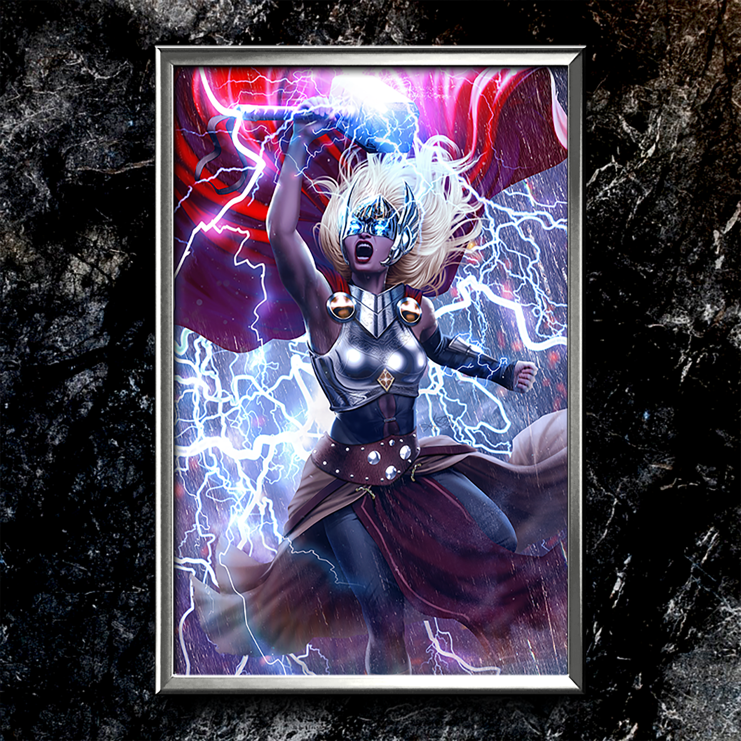 Jane Foster The Mighty Thor Semi-Gloss Art Print