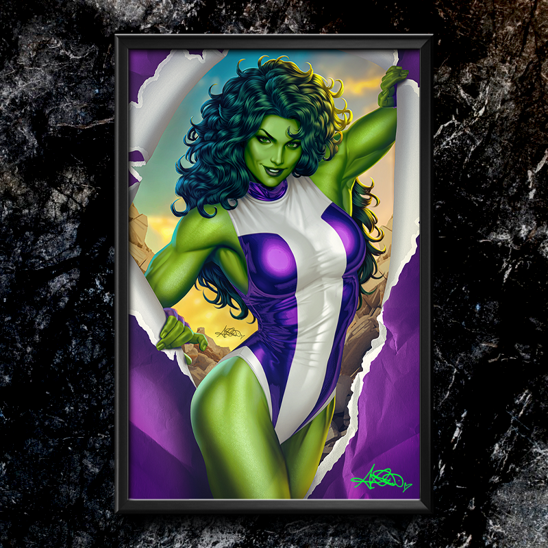 The Sensational She-Hulk #3 Semi-Gloss Art Print