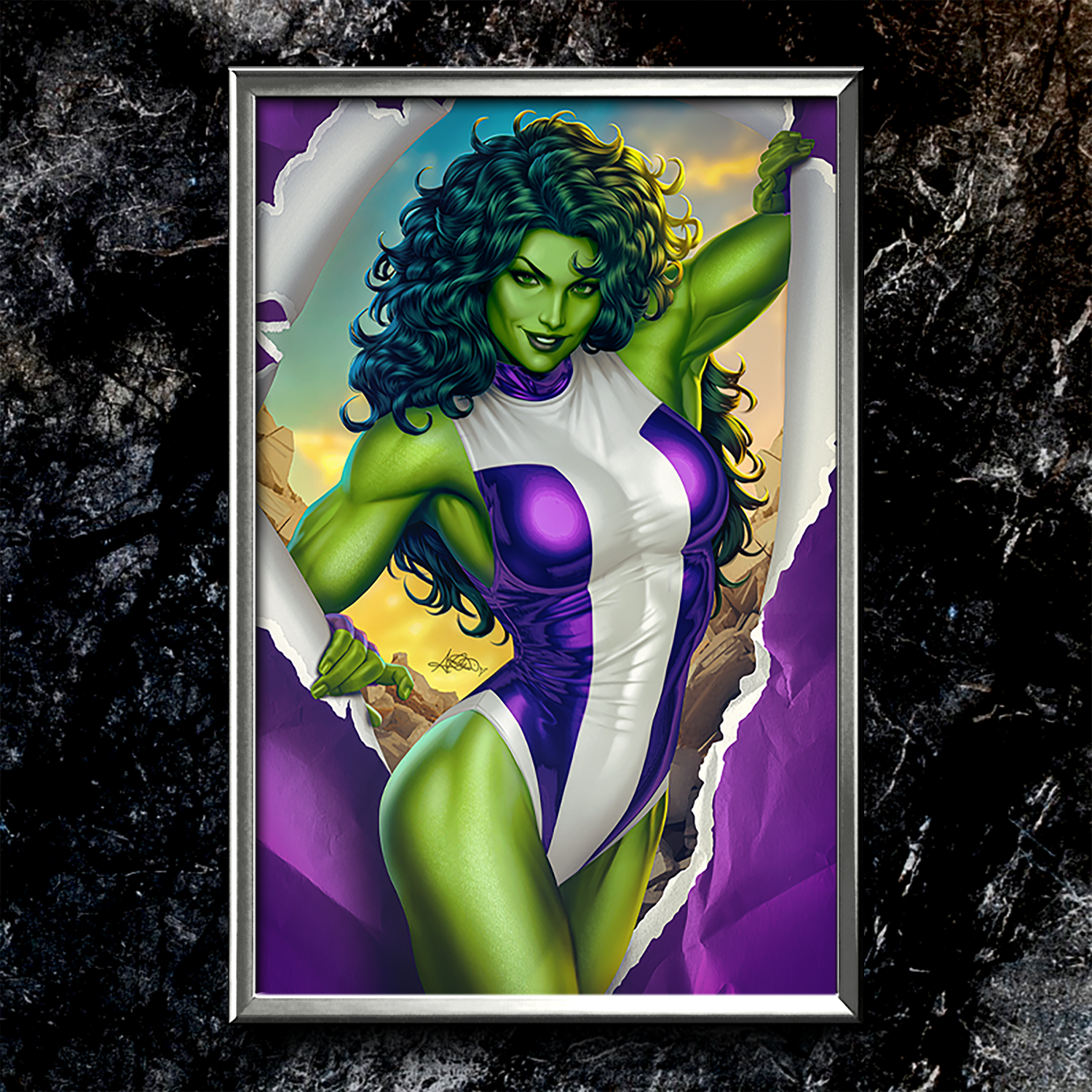 The Sensational She-Hulk #3 Semi-Gloss Art Print