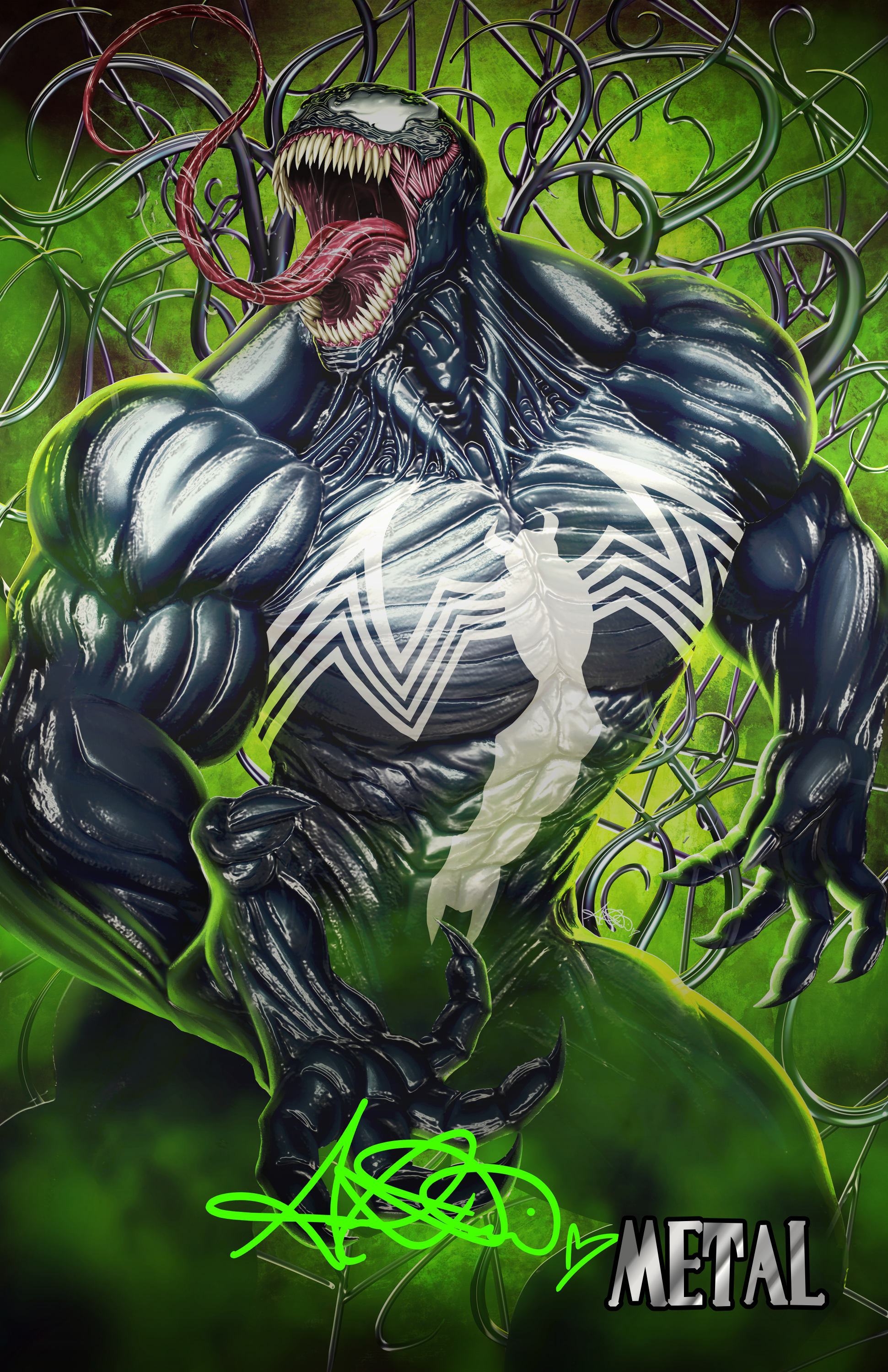 FUN SIZE "Lethal" Venom Version A Limited Art Print