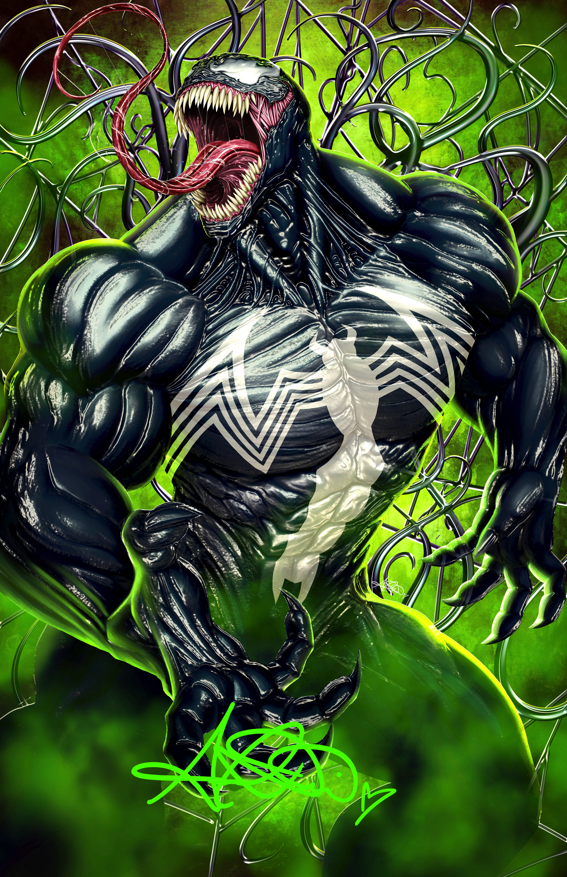 FUN SIZE "Lethal" Venom Version A Limited Art Print