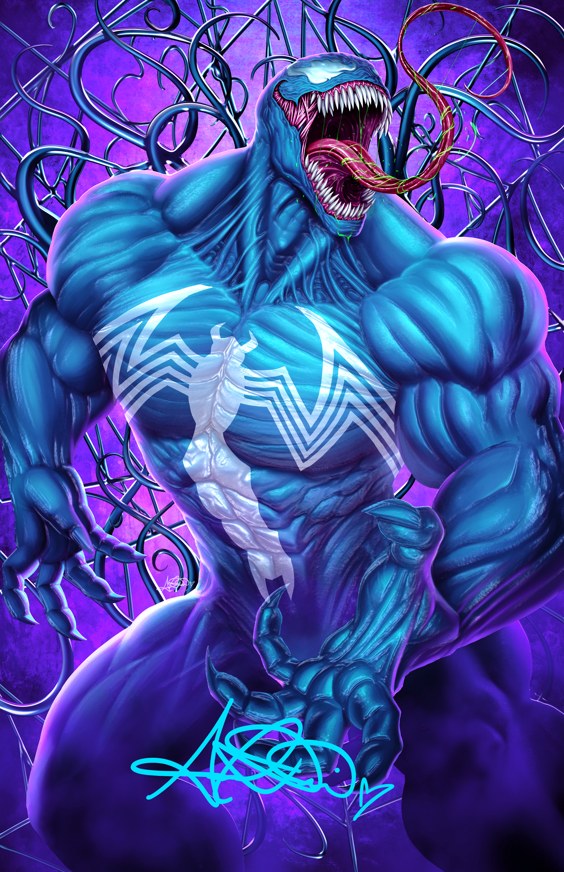 FUN SIZE "Lethal" Venom Version B Limited Art Print