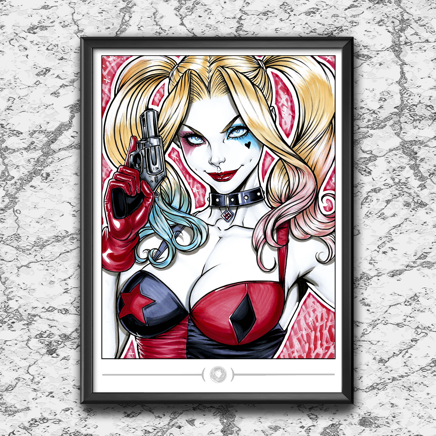 "PREMIUM COLLECTION" Harley Quinn T ART PRINT