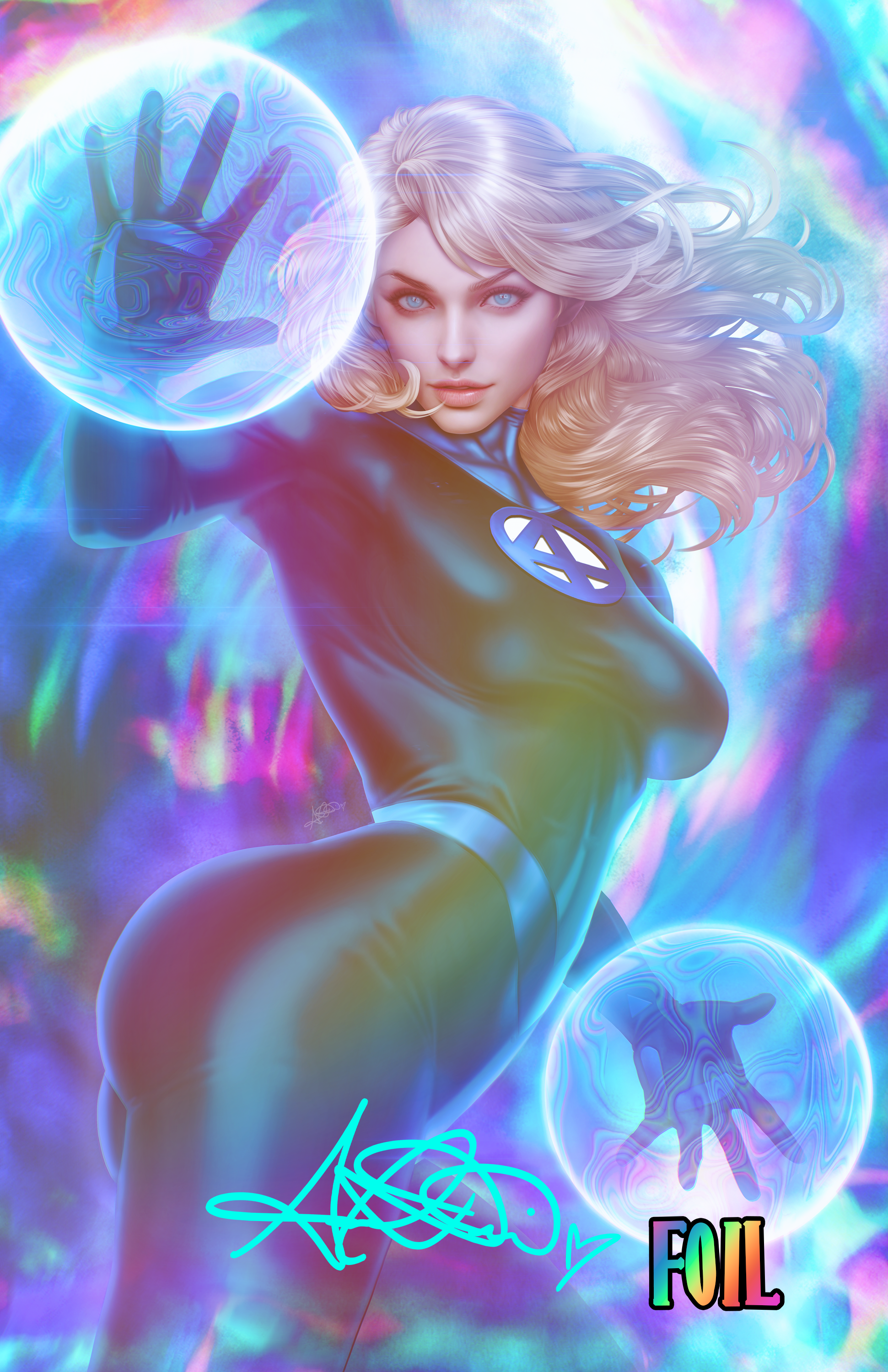 FUN SIZE Invisible Woman Version A Limited Art Print
