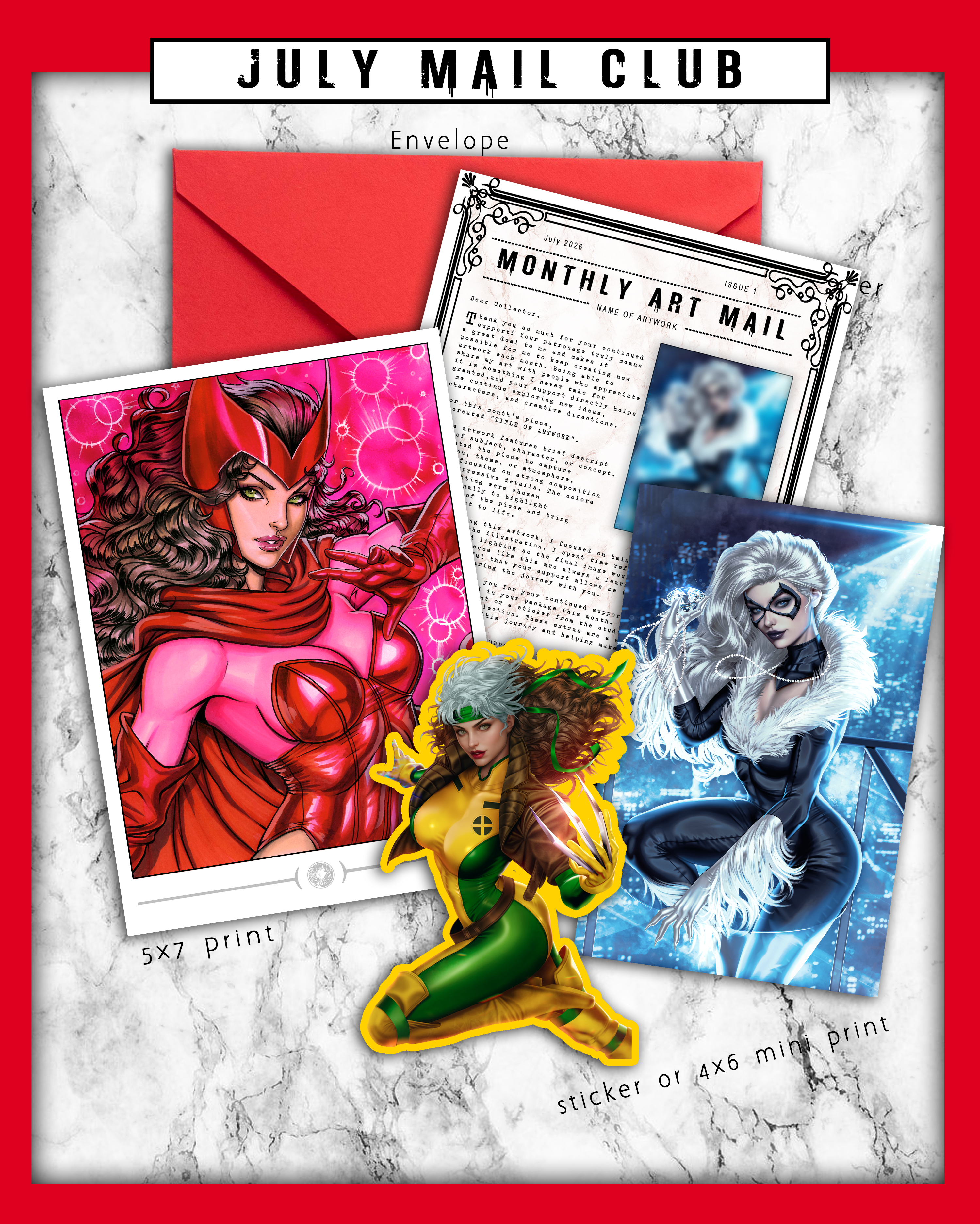 Art Print of the Month Club – Exclusive Monthly Mail