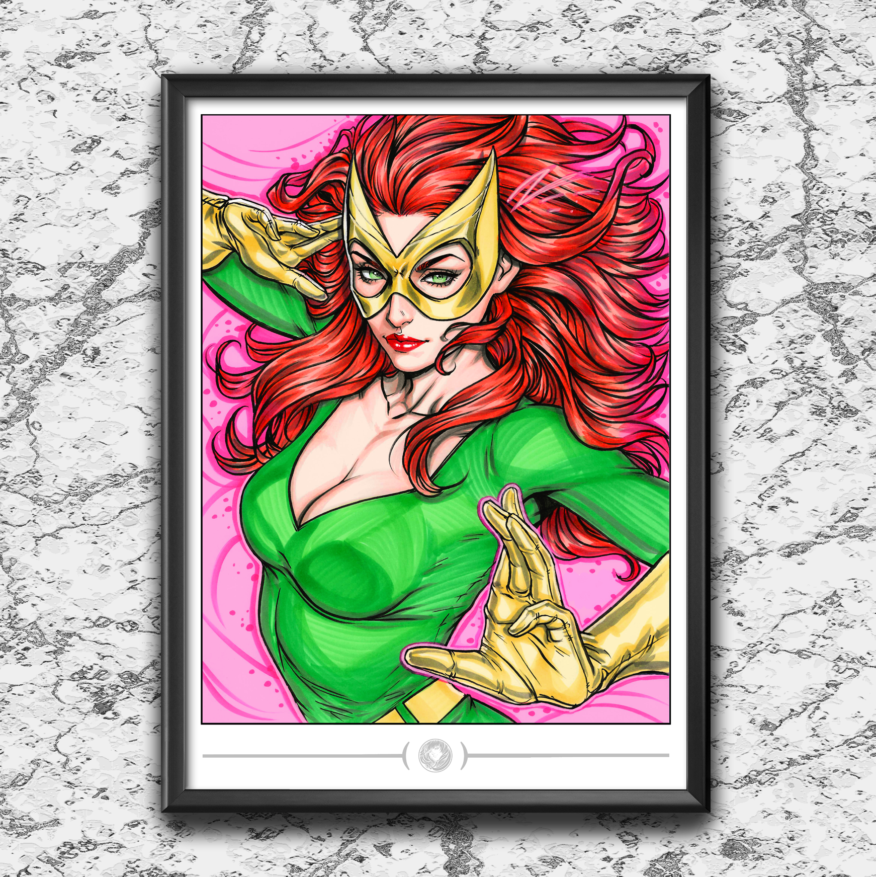 "PREMIUM COLLECTION" Marvel Girl A ART PRINT