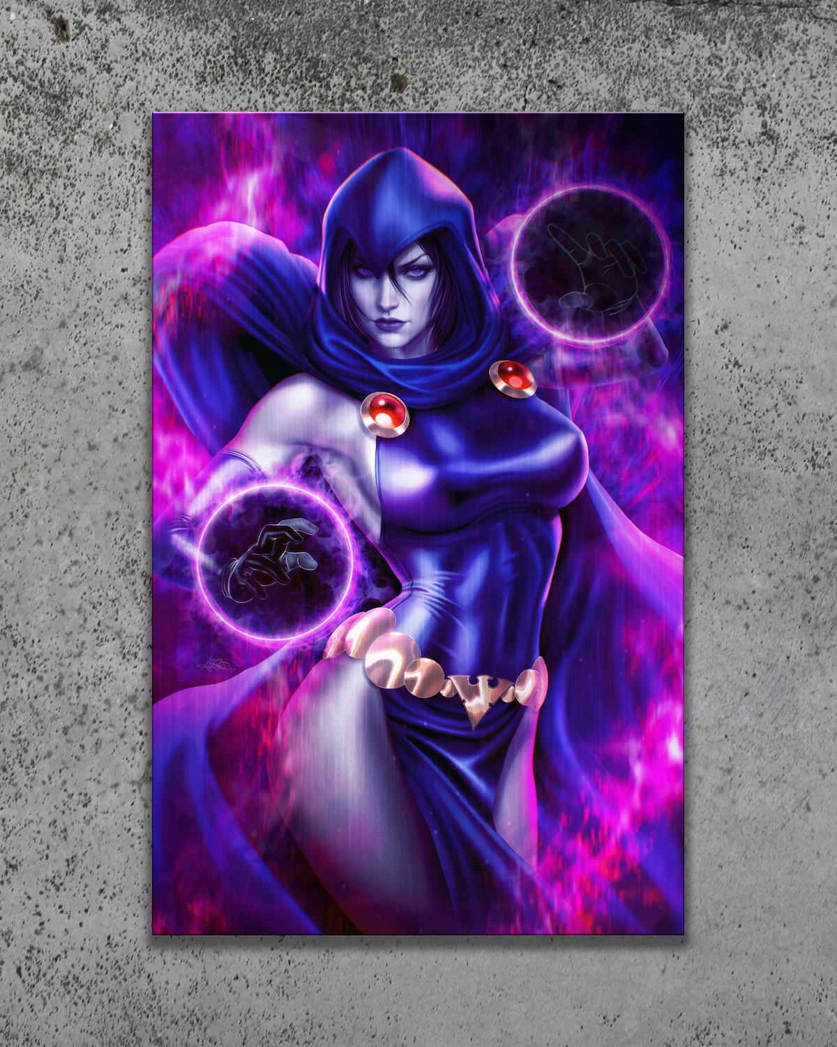 Raven "Mystic" Metal Print