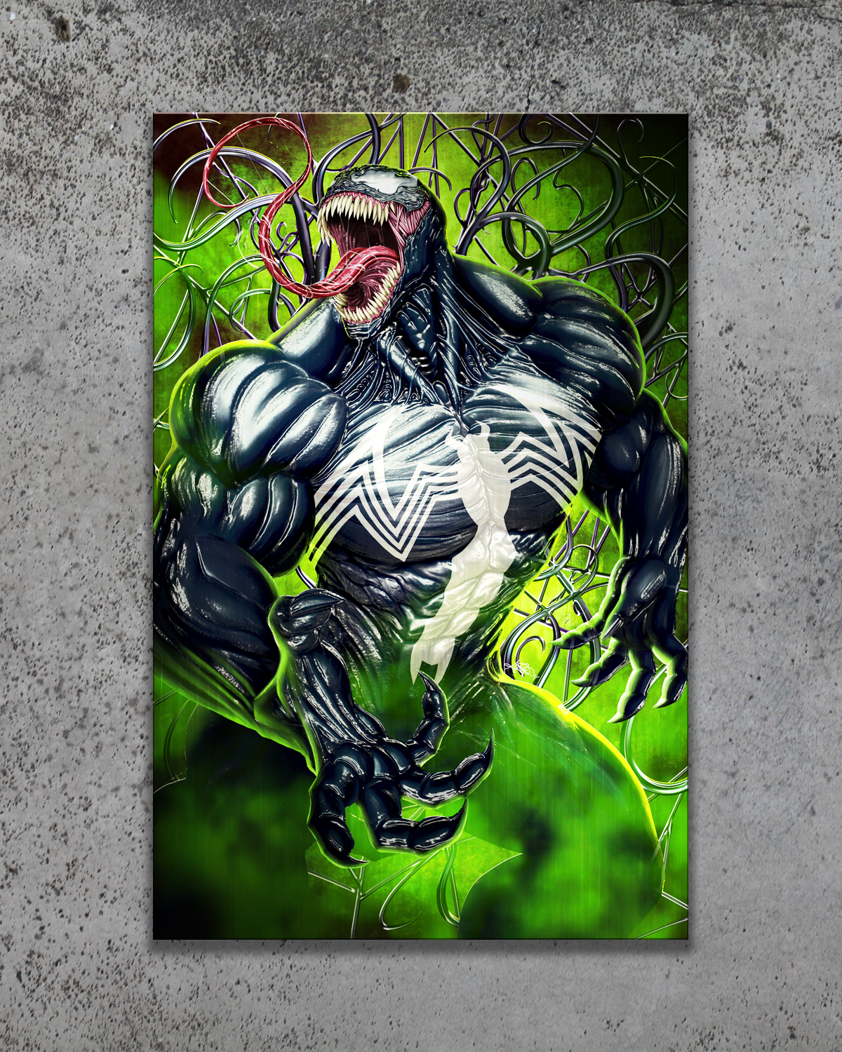 "Lethal" Venom Version A Metal Print