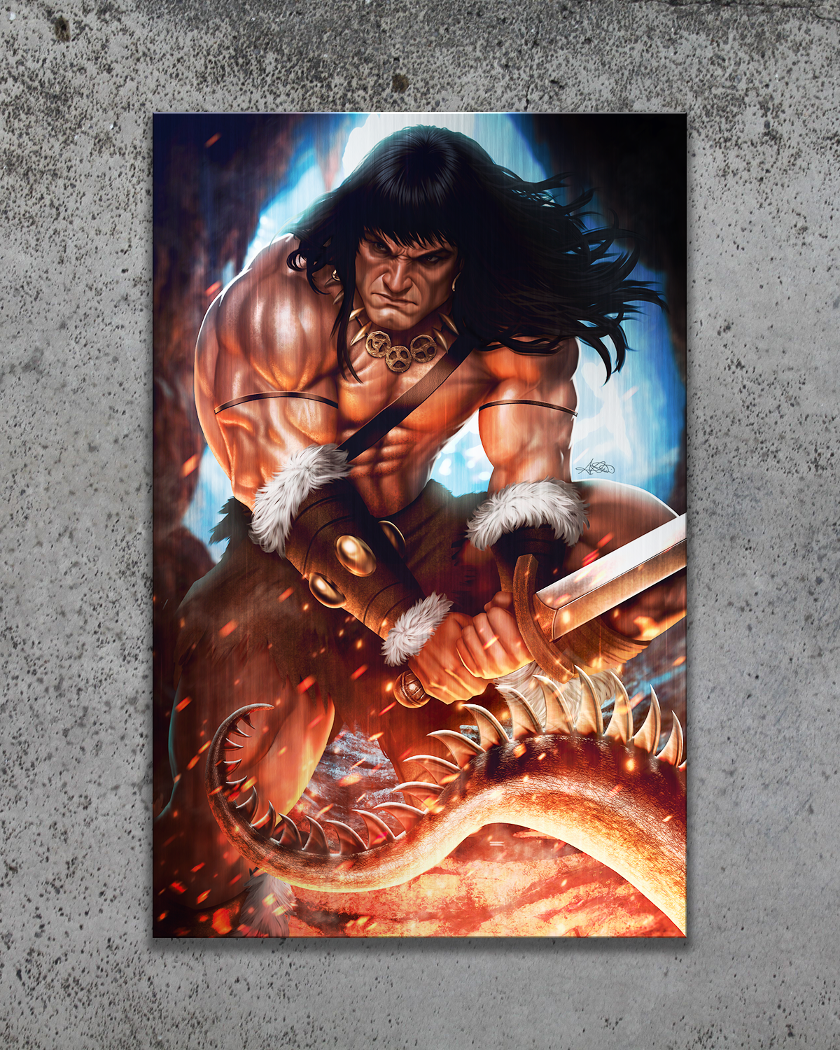 Conan The Barbarian #15 Metal Print