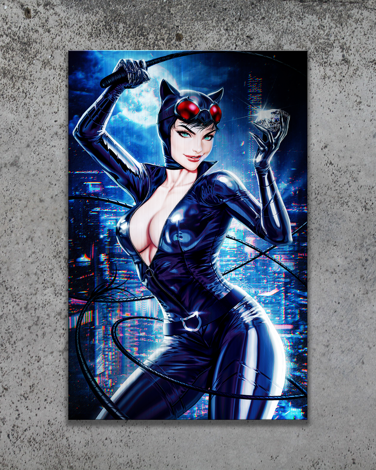 Catwoman "Heist" Metal Print