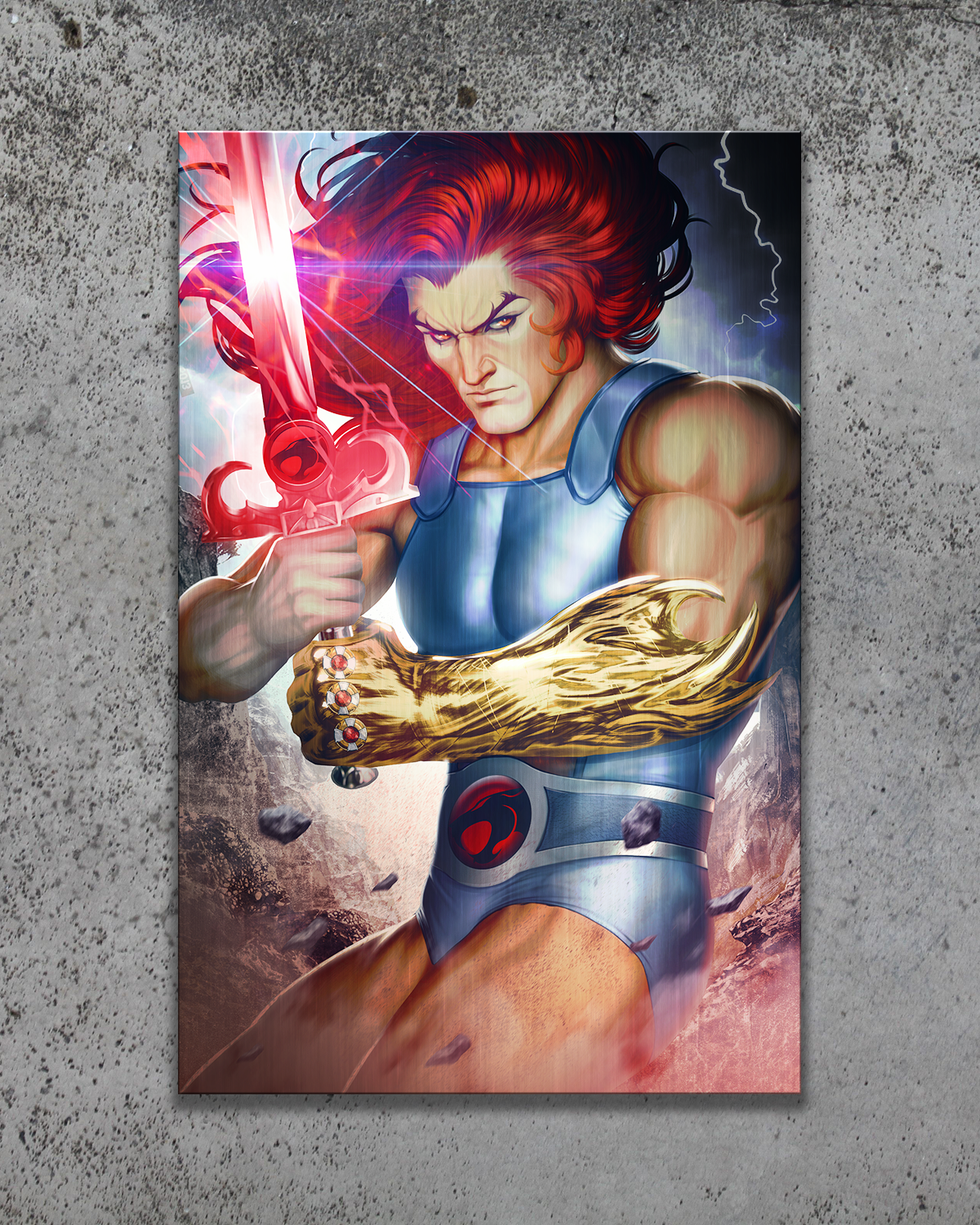 Thundercats #1 (Lion-O) Metal Print