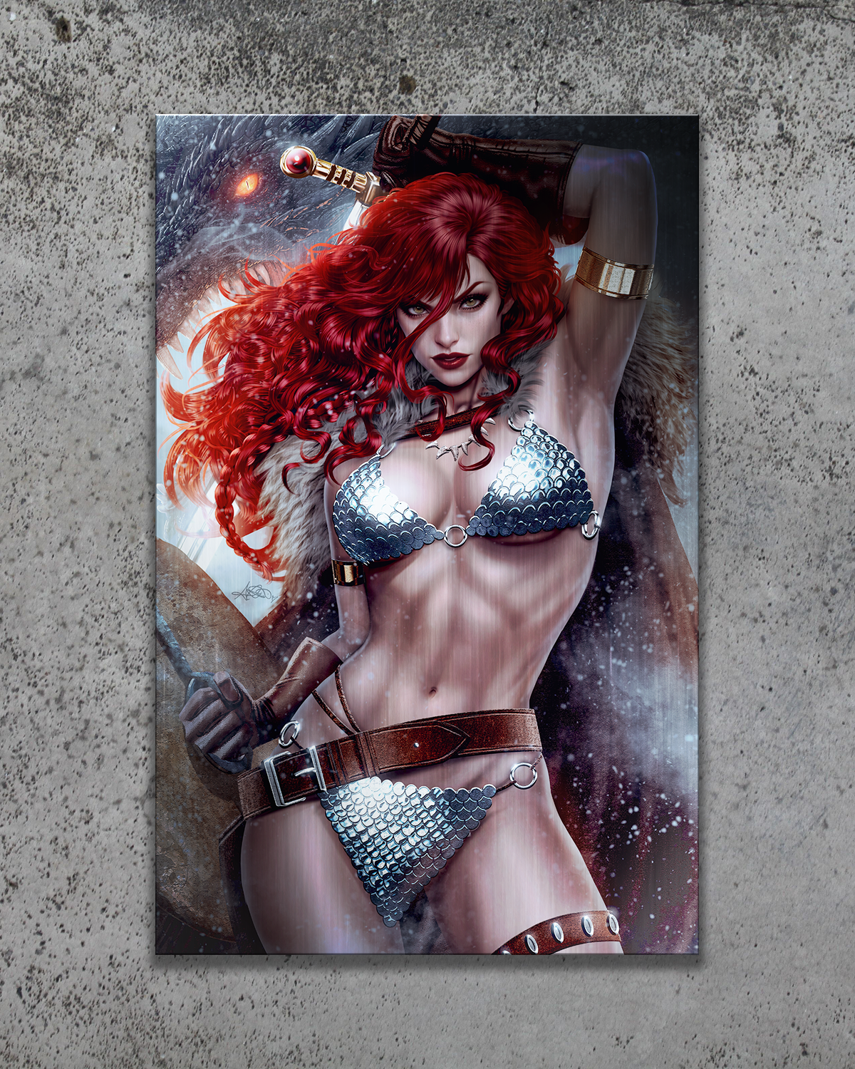 Red Sonja #11  Metal Print