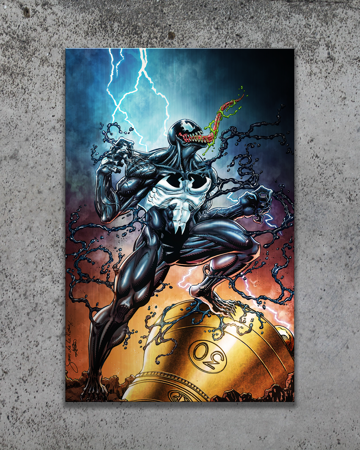 Lethal Protector #1 Metal Print [Collab Sam De La Rosa]
