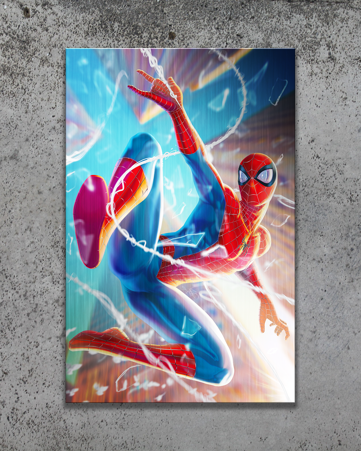 Spider-Man Peter Parker "Day" Metal Print