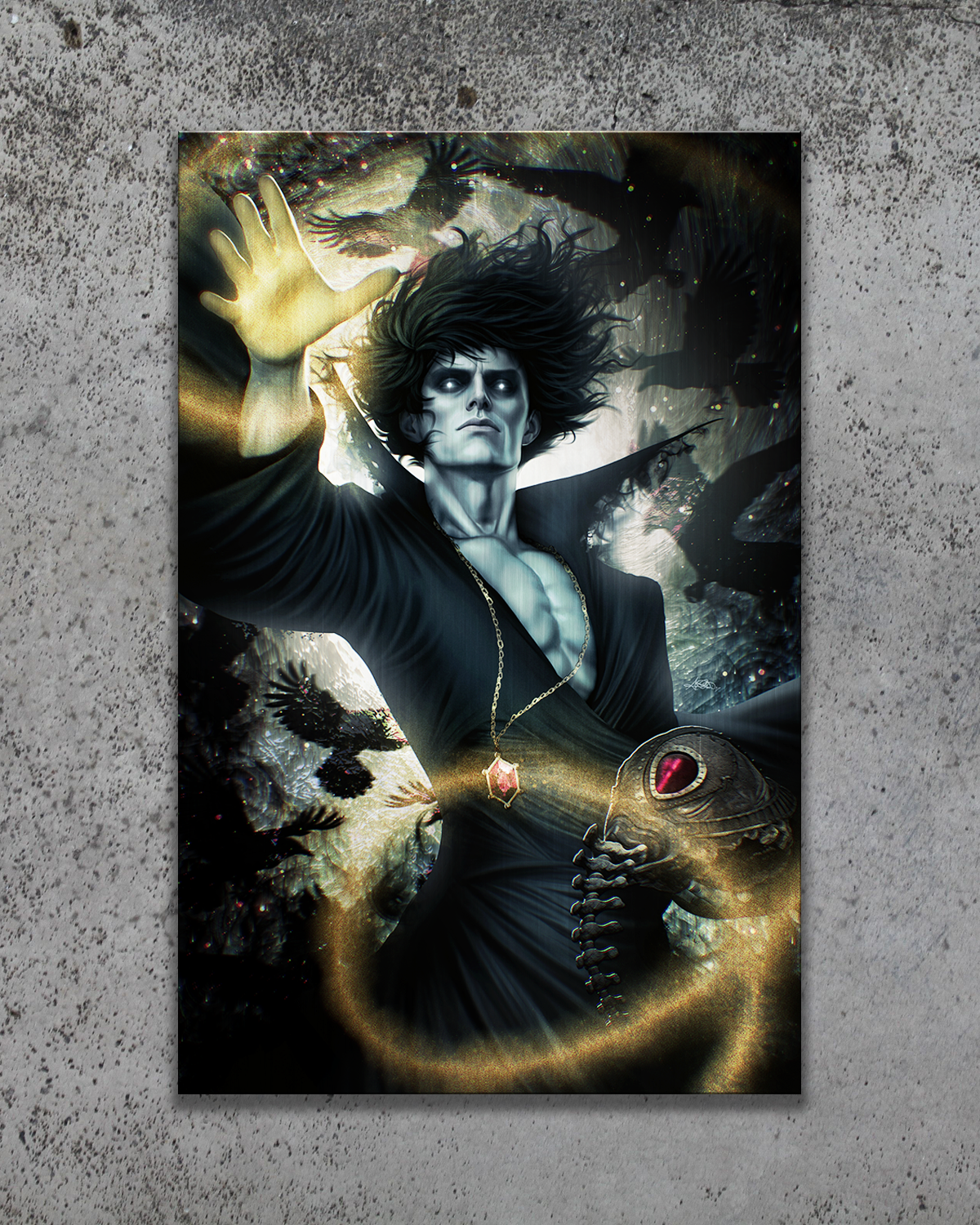 The Sandman: Morpheus Metal Print