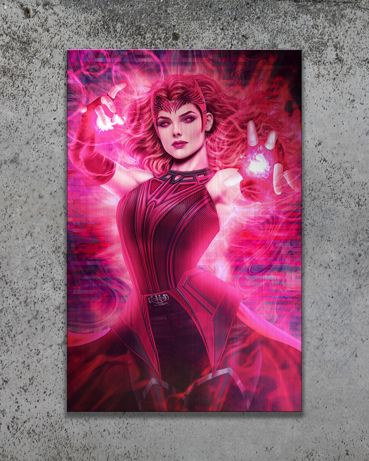 Scarlet Witch "WandaVision" Metal Print