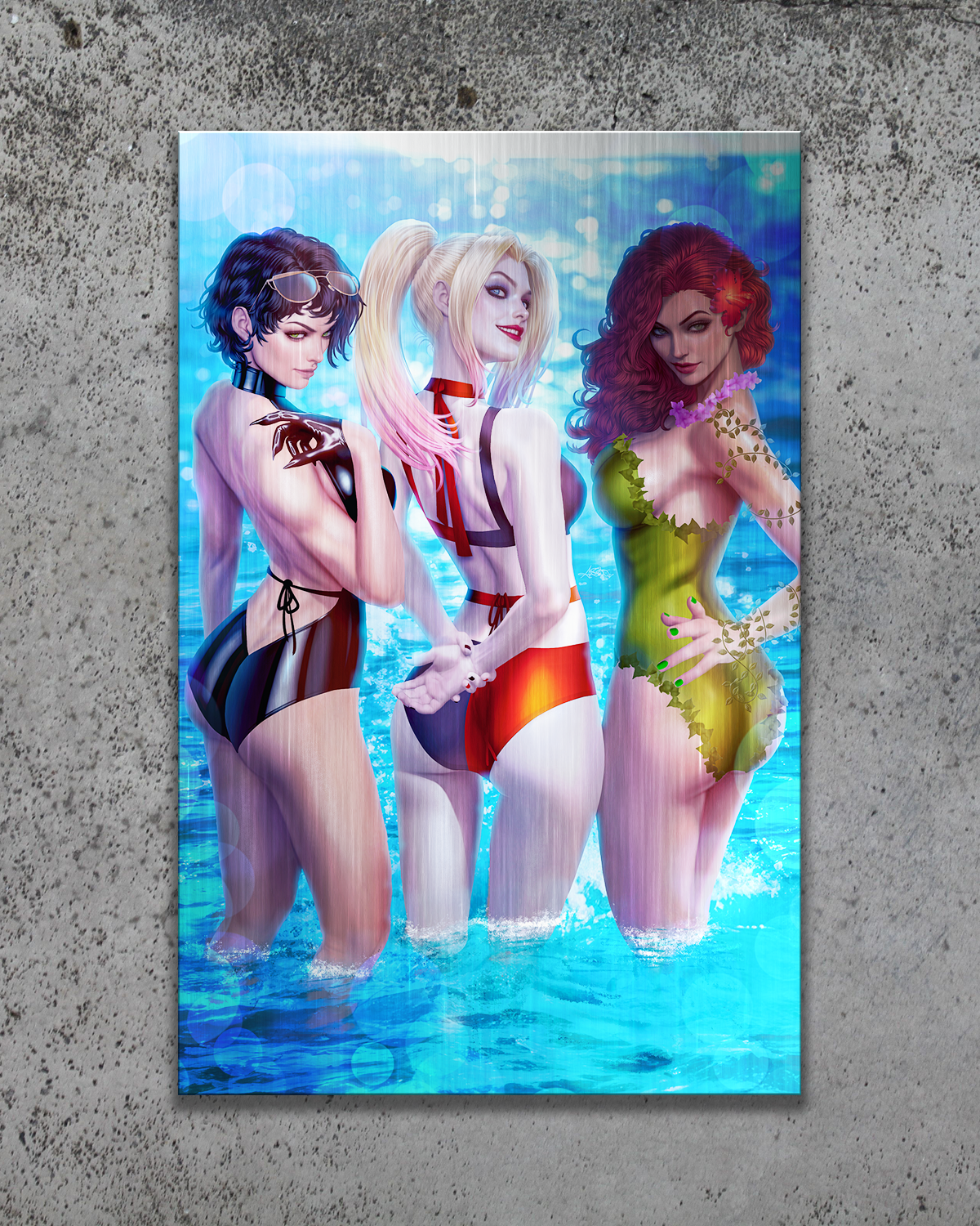 G'Norts Swimsuit Edition #1 "DC Sirens" Metal Print