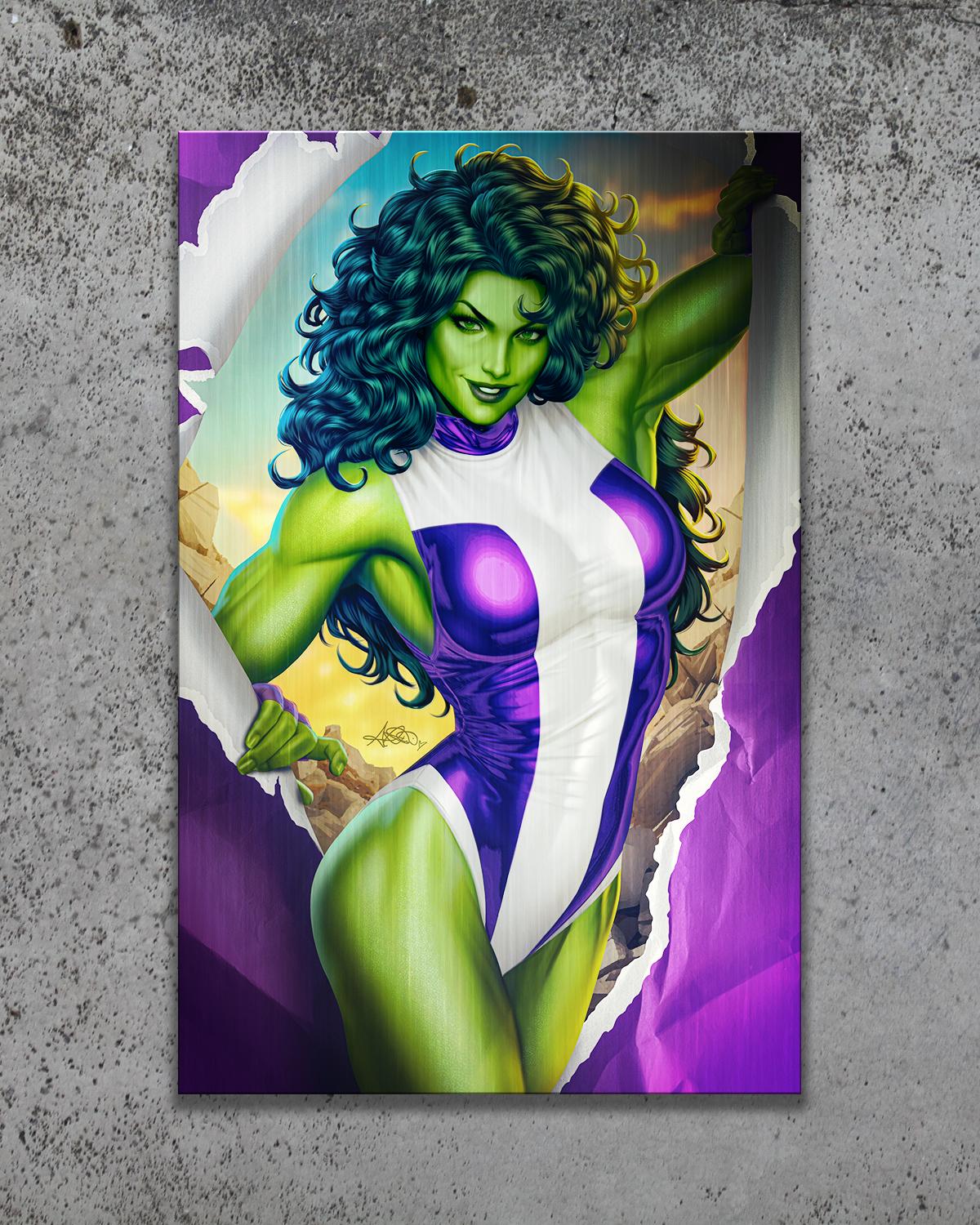 The Sensational She-Hulk #3 Metal Print