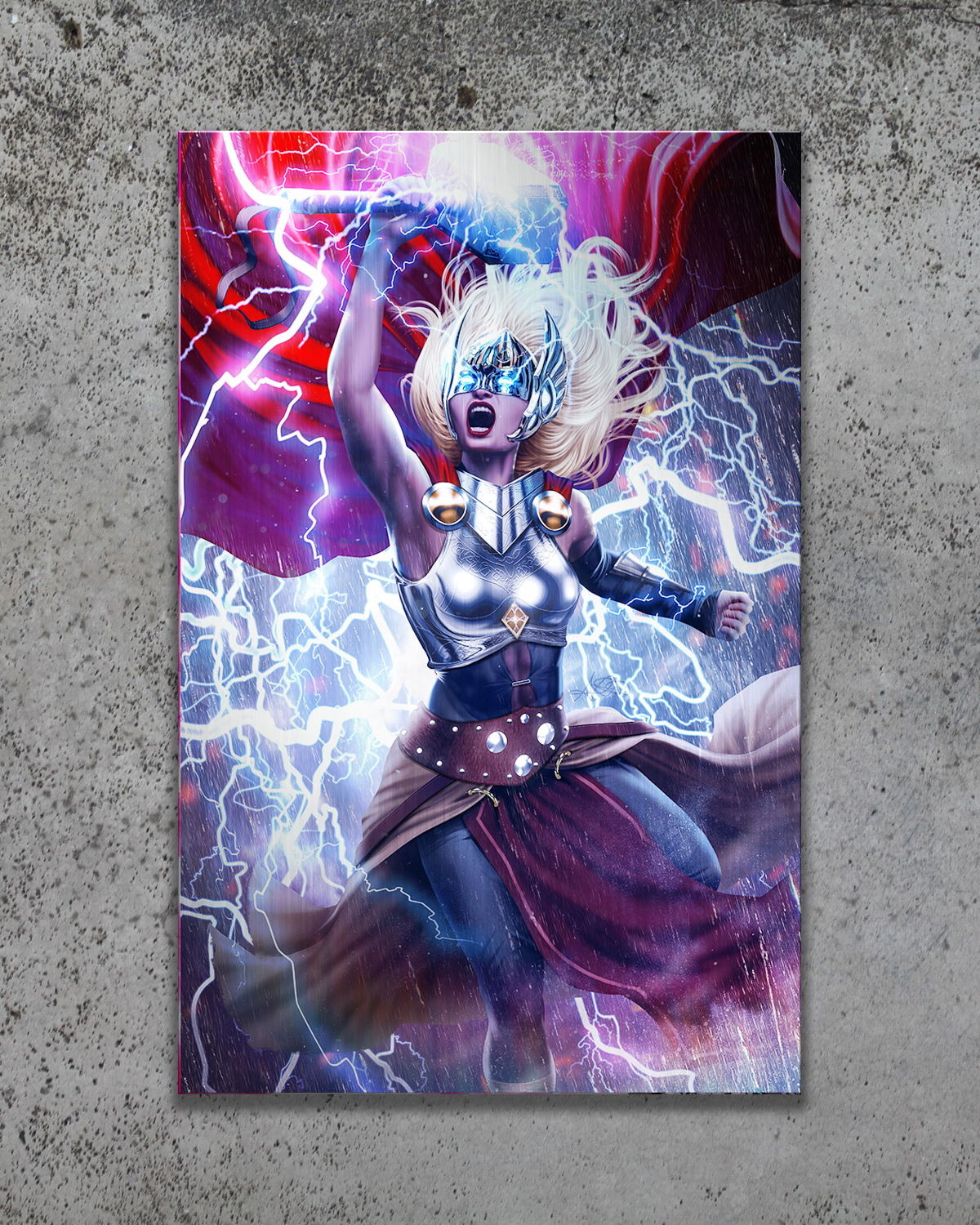 Jane Foster The Mighty Thor Metal Print