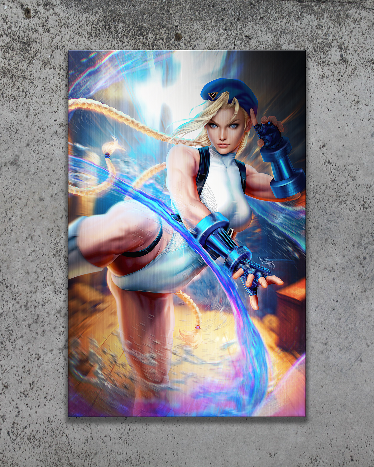 Street Fighter: Masters #1 (Cammy) Metal Print