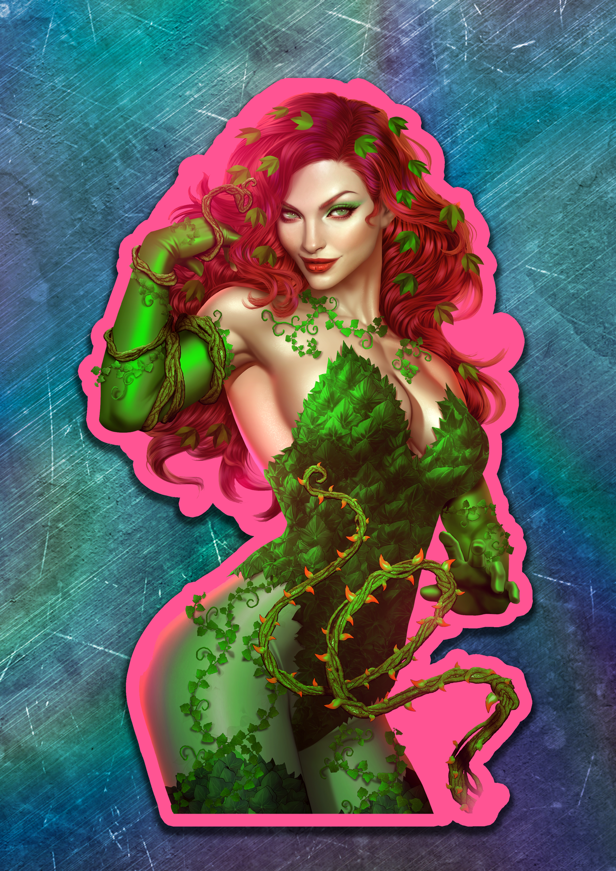 Poison Ivy Vinyl Sticker