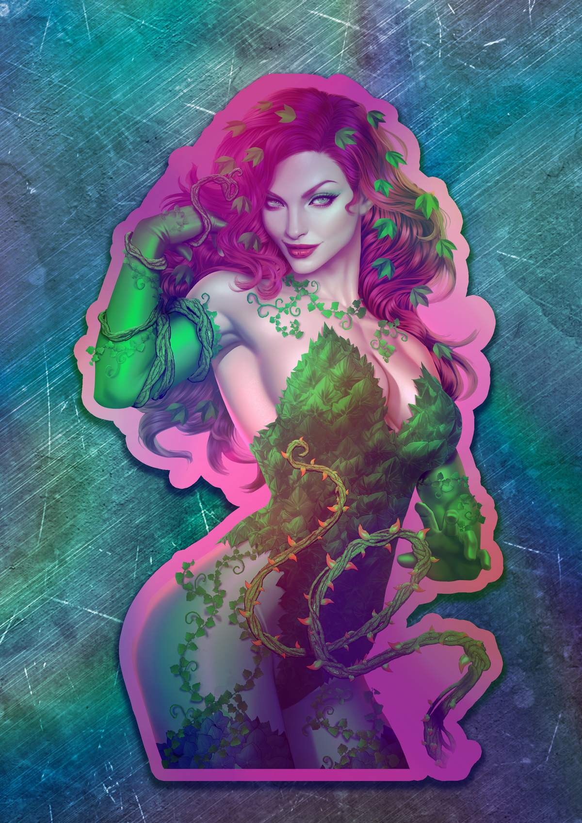 Poison Ivy Vinyl Sticker