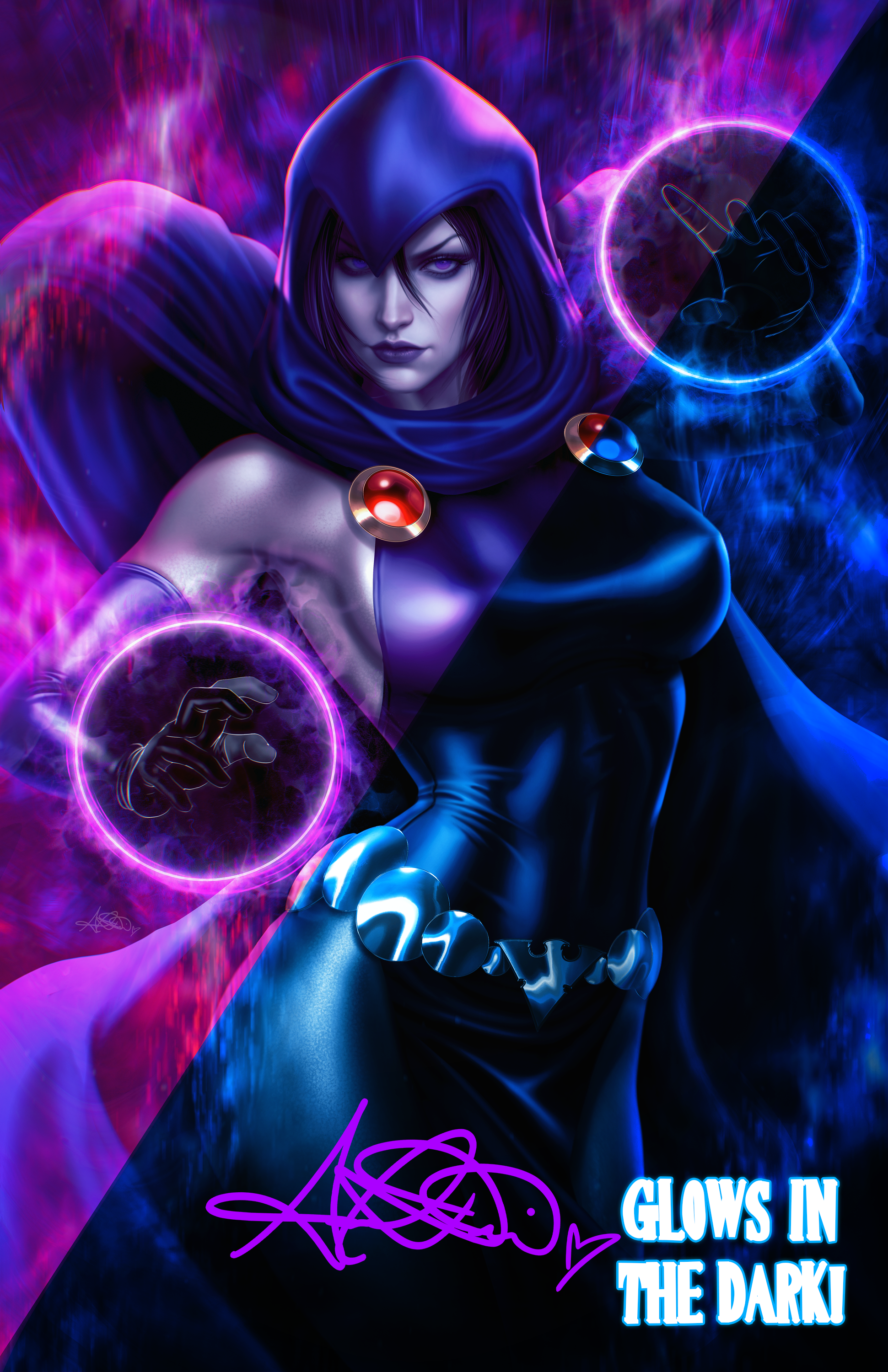 FUN SIZE Raven "Mystic" Limited Art Print