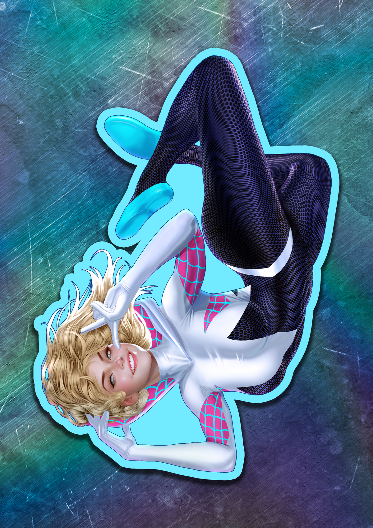 Spider-Gwen Ghost Spider Vinyl Sticker