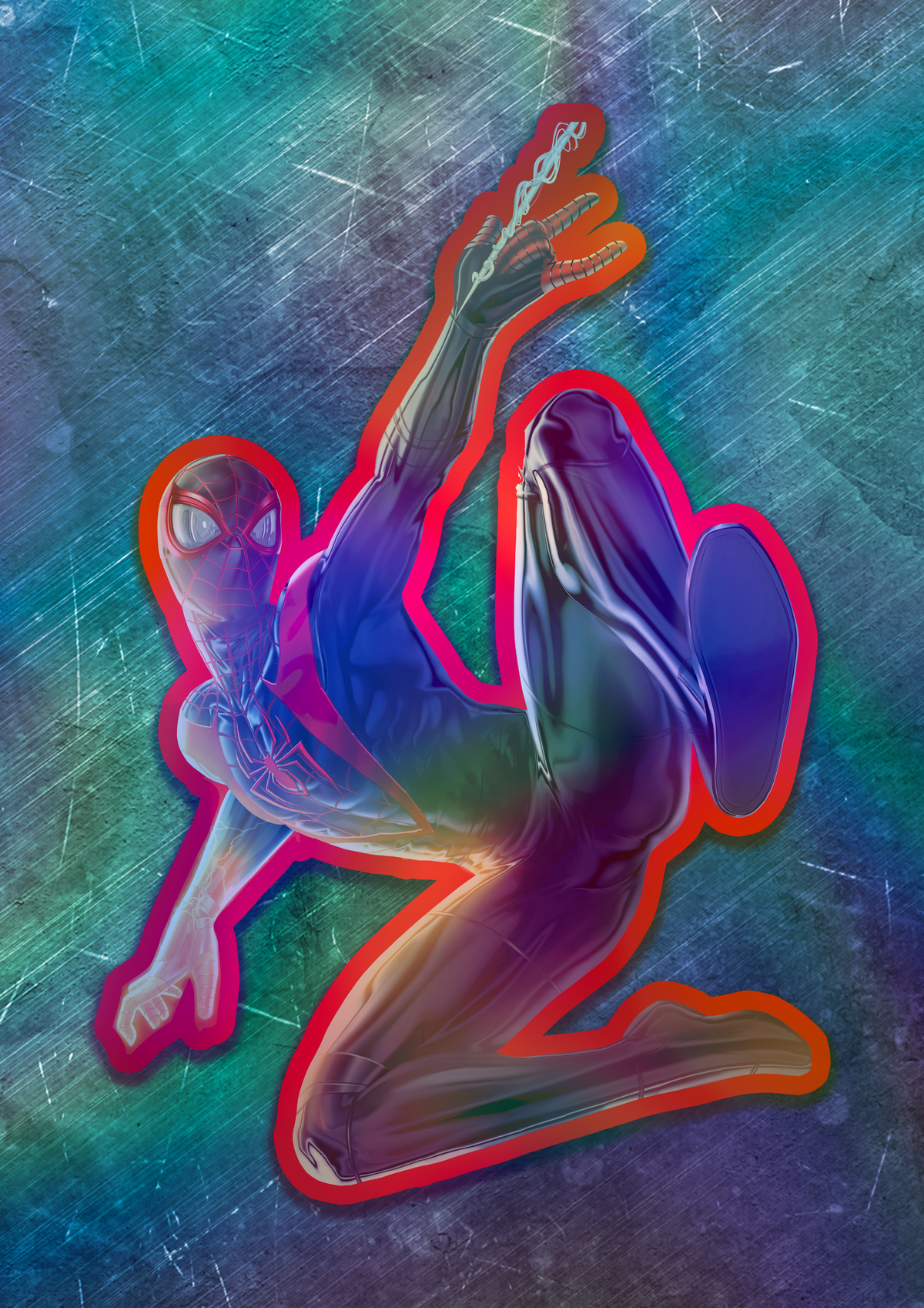 Spider-Man Miles Morales Vinyl Sticker
