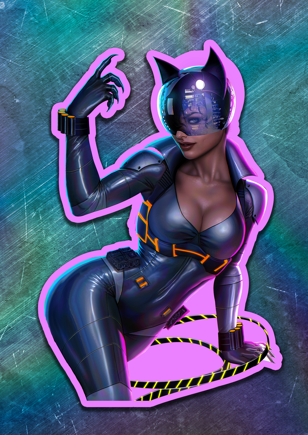 Absolute Catwoman 1 Vinyl Sticker
