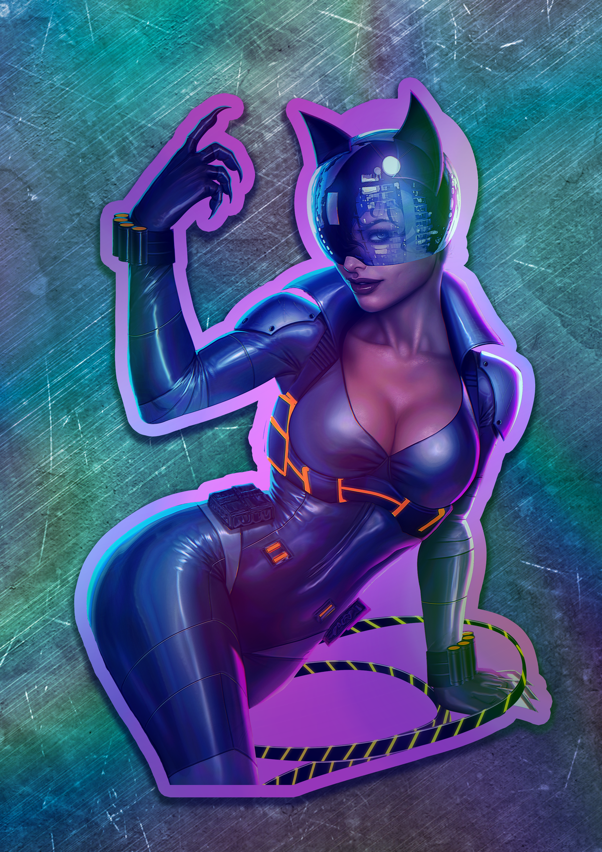 Absolute Catwoman 1 Vinyl Sticker