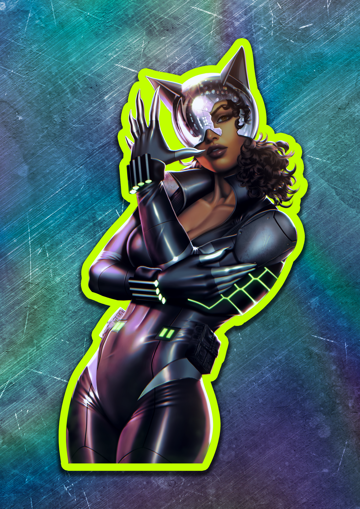 Absolute Catwoman 3 Vinyl Sticker