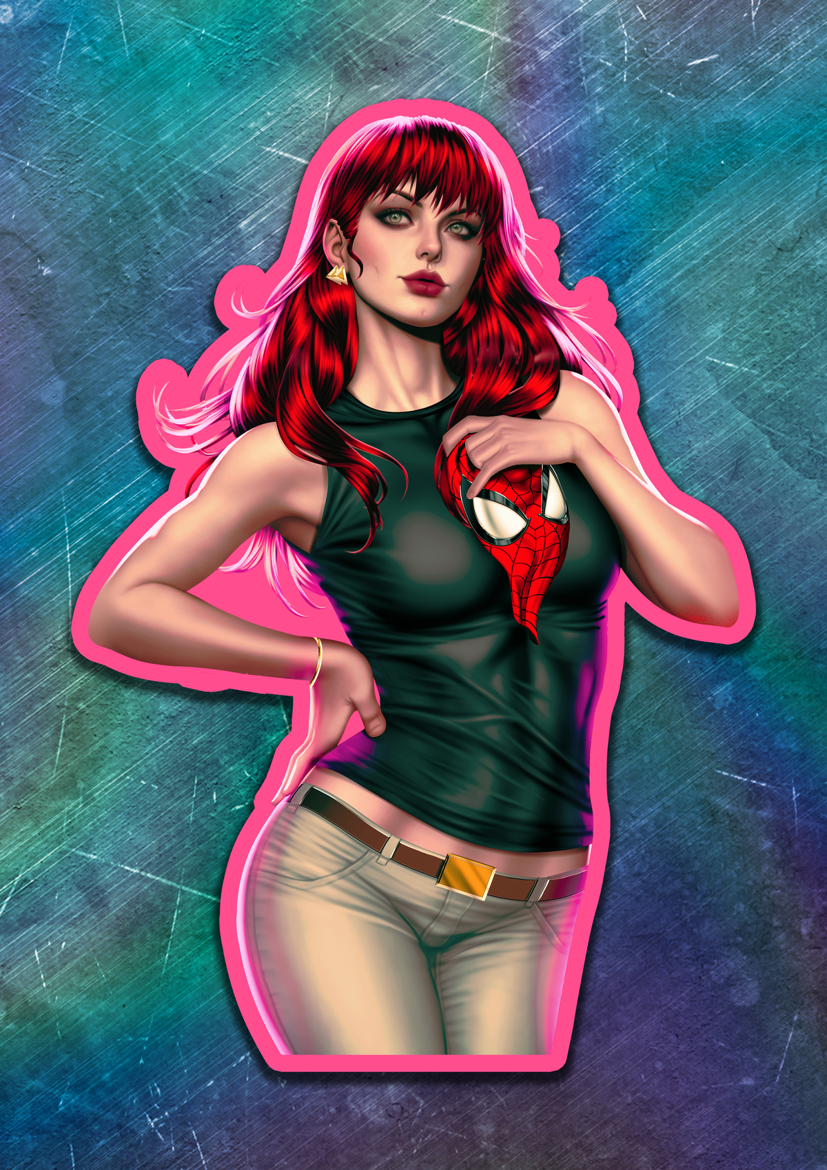 Mary-Jane Vinyl Sticker