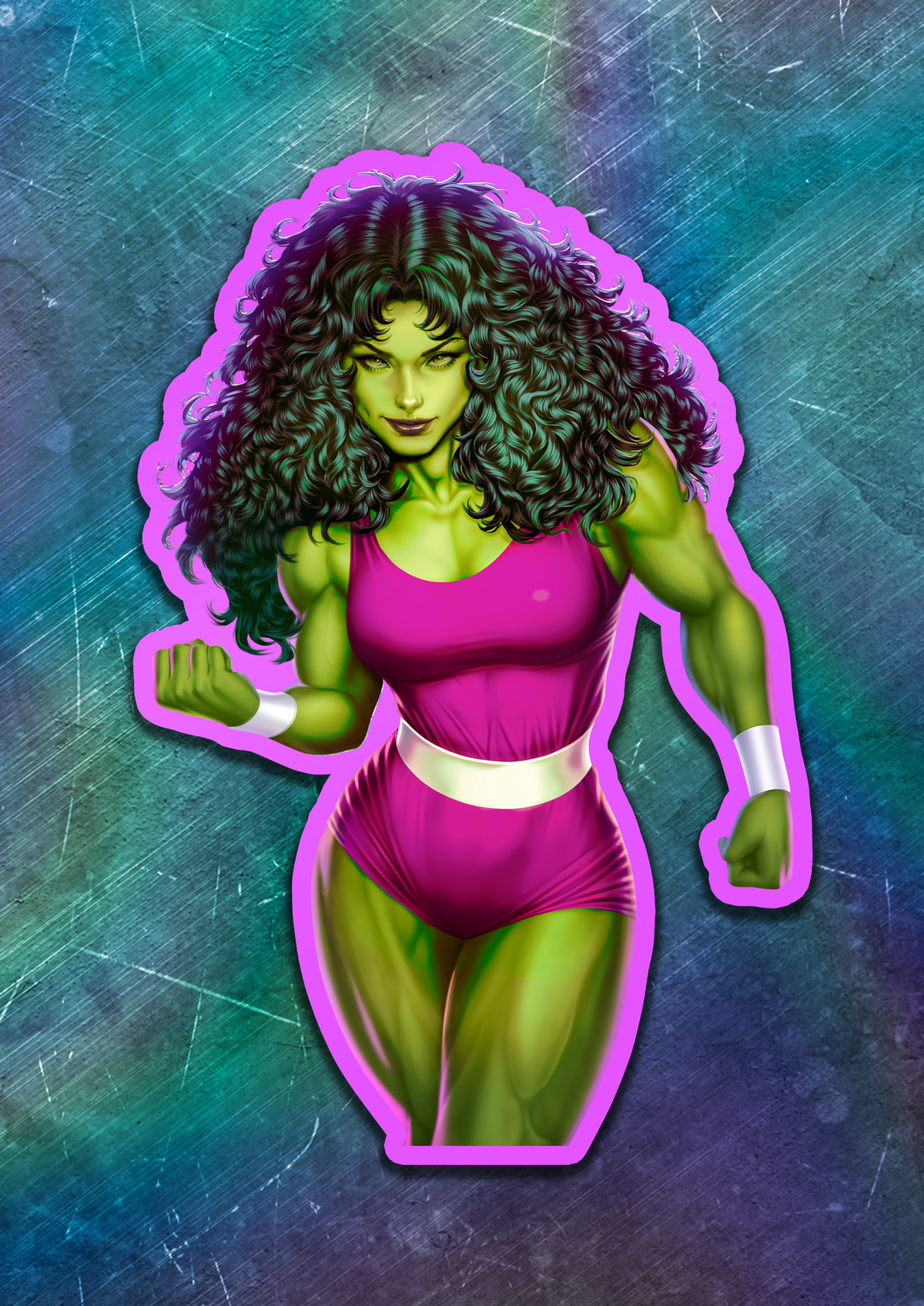 She-Hulk Vinyl Sticker