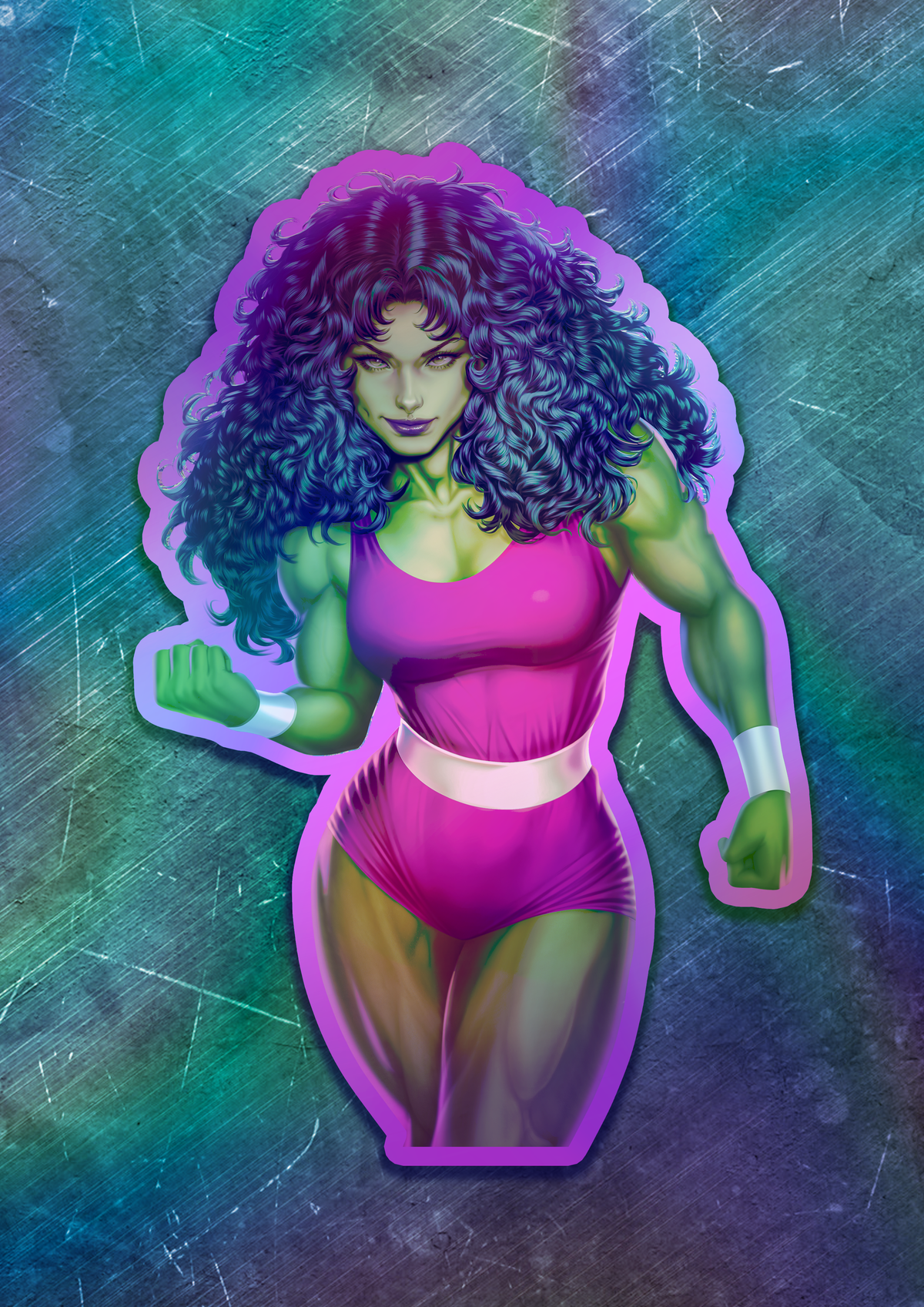 She-Hulk Vinyl Sticker