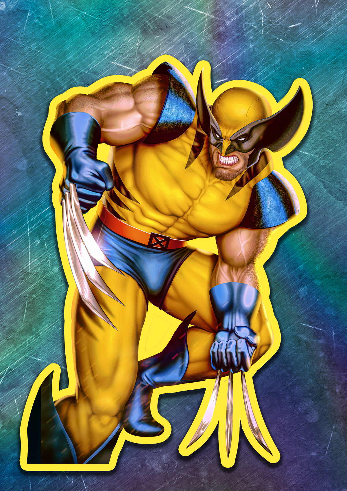Wolverine Vinyl Sticker