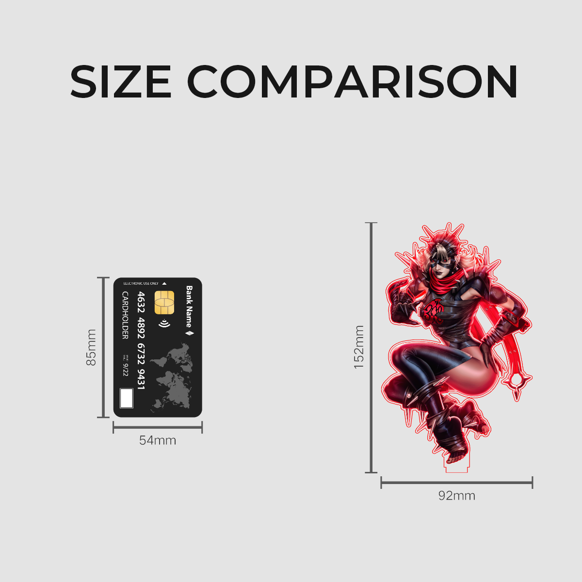 Malice Clear Acrylic Standees