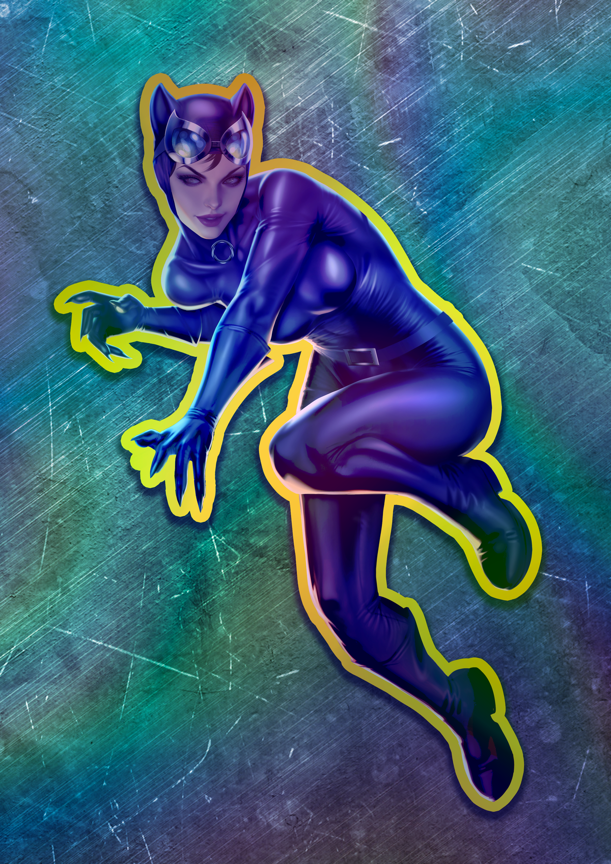 Catwoman Vinyl Sticker
